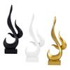 Абстрактная скульптура Современное эстетическое искусство Ремесло Креативное Коллекционное Статуэтка Пламя для Офиса Спальни Книжной полки Отеля Гостиной