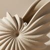 Minimalist Nautilus Shell Ceramic Vase, Modern Spiral Flower Vase for Home Decor, Unique Boho Aesthetic Table Centerpiece, Housewarming Gift