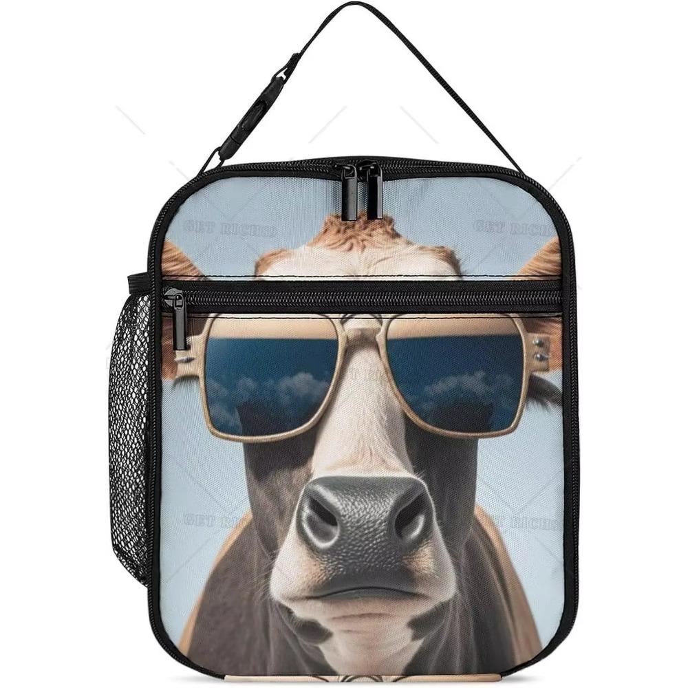 Сумка-холодильник Animal Lion для обеда, переносная, многоразовая, большая емкость, ланч-бокс для работы