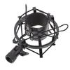 Toyvian 1 Piece Microphone Shock Mount, Live Microphone Stand, Microphone Bracket, Microphone Pop Filter, Desktop Microphone, Microphone Holder, Micro