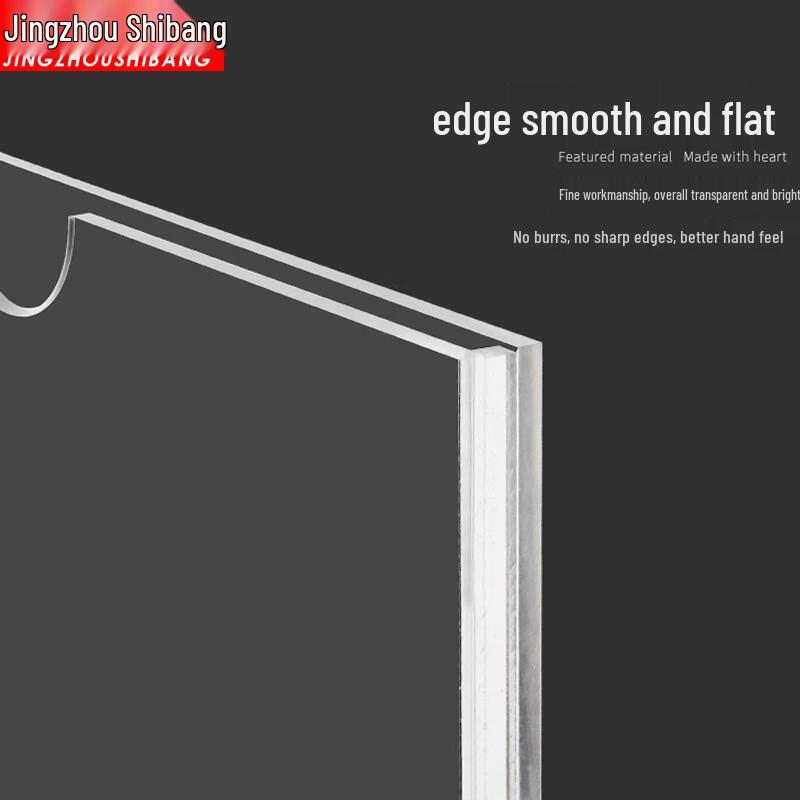 Transparent Acrylic Double-Layer Sign Holder