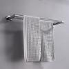 Chrome Bathroom Accessories Set Wall Mount Knurled Bath Shelf Robe Hanger Toilet Paper Holder Towel Bar Rack Stainless Steel