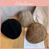Solid Classic Color Retro Newsboy Cap Faux Suede Material Fall Women Winter