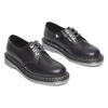 Dr. Martens 1461 Genuine Leather Simple Plain Round Toe Low-Top Casual Shoes Unisex Casual Shoes Black 30623001
