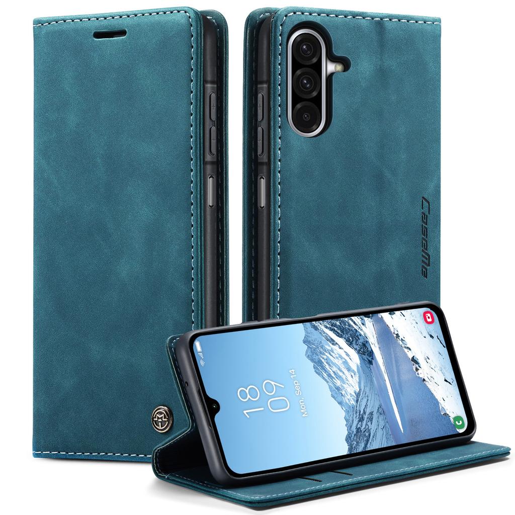 Деловой магнитный флип-чехол из кожи для Samsung Galaxy S25 Ultra S24 Plus S23 S22 A16 A26 A36 A56 A15 A54 A55 A35 Книжка