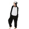 Kigurumi Animal Cosplay Hooded Jumpsuit Pajamas Men Women Long Sleeve Winter Warm Rompe Sleepwear Panda Lion,leopard,elephant,zebra,tiger Cosplay