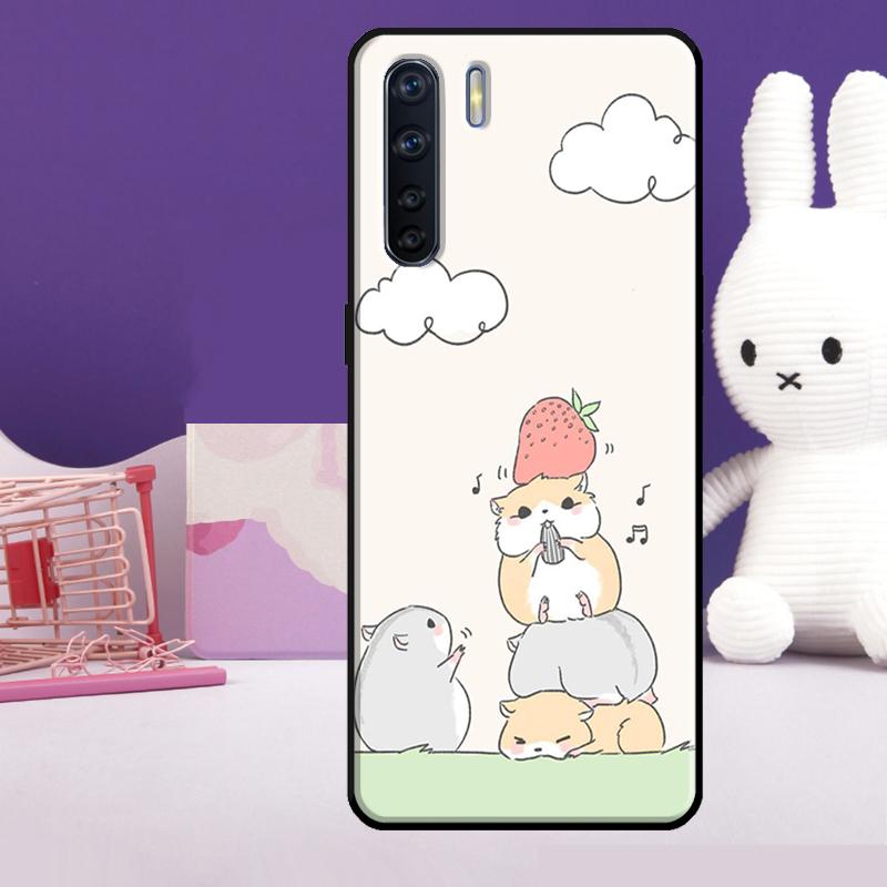 Чехол для хомяков для Oppo A18 A38 A78 A98 A58 A60 A80 A40 A96 A76 A16 A94 A74 A54 A15 A17 A57 A77 A5 Pro