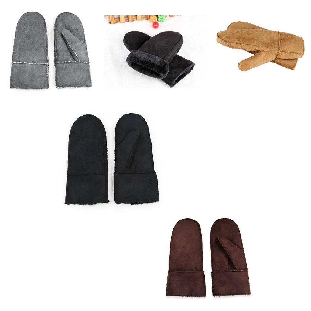 Уютные мужские зимние перчатки для улицы из толстой и прочной искусственной кожи