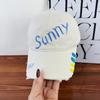 Fashion original design soft top baseball cap women's sunscreen cap men's new spring and summer hole painting letters fashion versatile