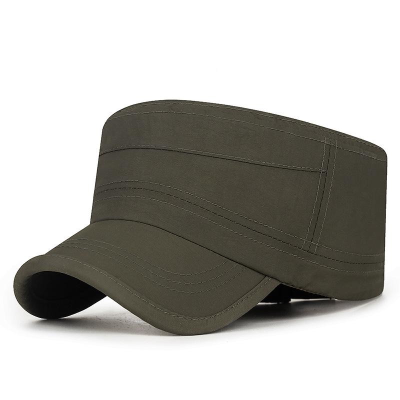 Весна-лето мужская быстросохнущая кепка дышащая плоская кепка для отдыха на открытом воздухе солнцезащитная кепка