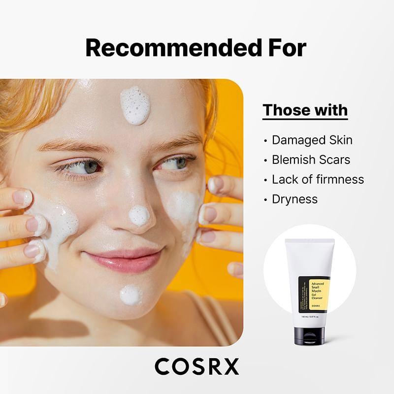 COSRX Усовершенствованный очищающий гель с муцином улитки