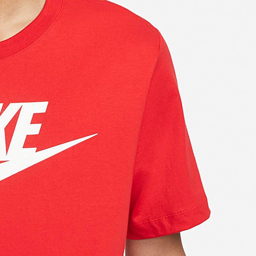 Nike Спортивная футболка с принтом логотипа 'Красный Белый' Мужская DX1986-657