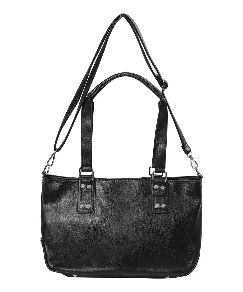 Mucent Harang Metal Logo 3-Way Rivet Point Shoulder Bag Unisex