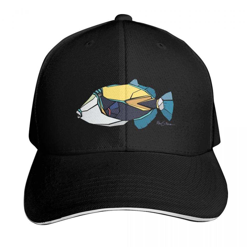 Tropical Fish Humuhumunukunukuapuaa Baseball Cap Strapback Dad Hat Six Panel Structured Crown Sun Protection Upf 50