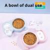 Detachable Cat Automatic Feeder Dual-purpose Pet Bowl  Water Supply Accessories