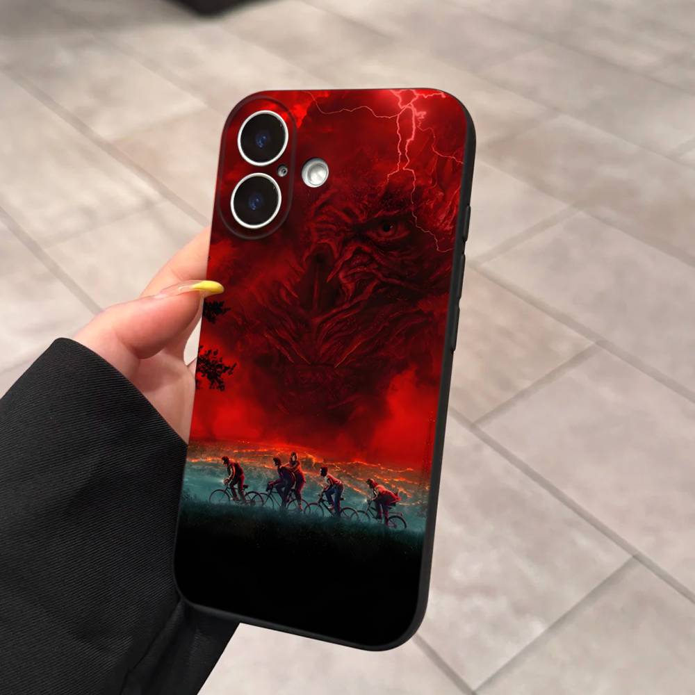 Горячий чехол для телефона S-Stranger T-Things Для IPhone 14 Plus 13 Mini 11 16 15 17 Pro Max Защита Ударопрочный