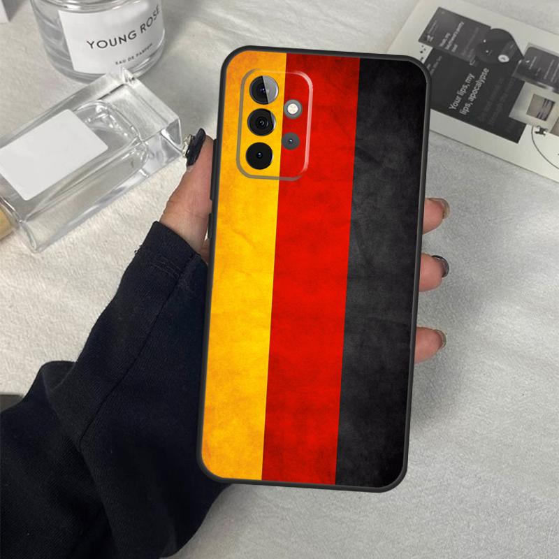 Чехол-баннер с флагом Германии для Samsung Galaxy A55 A35 A15 A52 A32 A12 A16 A26 A36 A56 A53 A33 A13 A14 A34 A54 A17