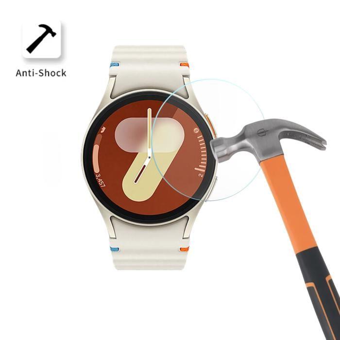 Закаленное стекло для Samsung Galaxy Watch 7 40 мм [Набор из 2 штук] Защитная пленка для экрана часов Защита от царапин Phonillico