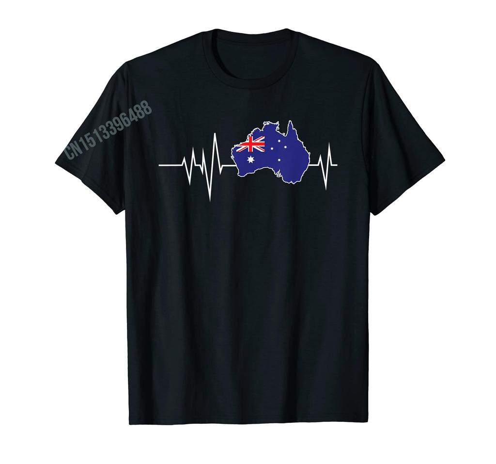 ZX More Design Australia Day Funny Australian Map Flag Patriotic TShirt For Men Women T Shirt Hip Hop Tops Cotton Tees