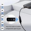 Кабель-адаптер USB C на DC5521 Зарядный шнур с 8 сменными штекерами Опционально Поддерживает от 5 В до 20 В для ноутбуков и других устройств