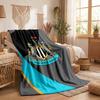 Newcastle United Football Print Flannel Blanket Soft Warm Sofa Bed Throw Blanket For Home Office Bedroom