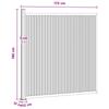 WPC and Aluminum Fence Panel Black