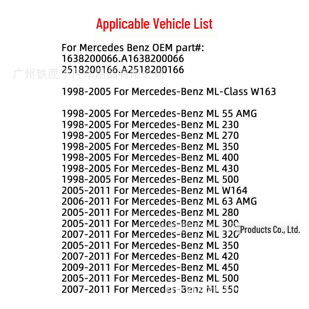 Светодиодная подсветка номерного знака для Mercedes W163/X164/W251