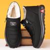 Men's Winter Wool Cotton Shoes - Non-Slip, Warm, Plus Velvet for Middle-Aged & Elderly