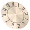 Алюминиевый циферблат часов DIY плоский профиль золотой фон снаружи 243MM