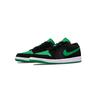 Jordan Air Jordan 1 Амортизация, Износостойкие Низкие Винтажные Баскетбольные Кроссовки Унисекс Черно-Зеленые 553558-065(Команда766-)