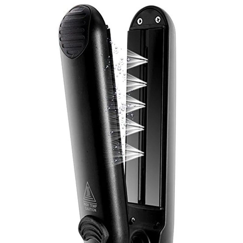 Керамический профессиональный паровой выпрямитель для волос, паровой утюжок для волос, утюжок для выпрямления волос, бигуди