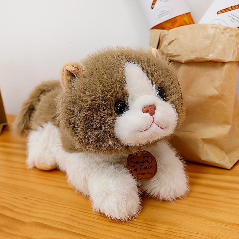Cat Plush Toy Adorable Stuffed Doll Kids Collectors Gift Decoration Bedroom