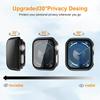 Чехол для конфиденциальности для Apple Watch 9 8 7 6 5 SE Ultra 2 49мм 44мм 45мм 41 40мм Защитное стекло для экрана Защитная крышка iWatch