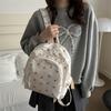 Small Size School Bag Korean Styles Girls Handbag Casual Women Floral Backpack  Daily Use