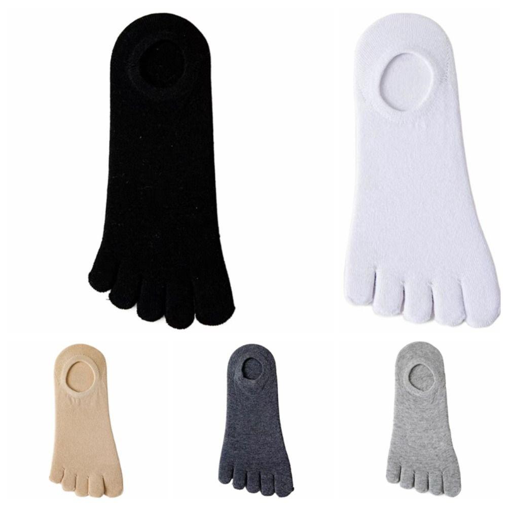 Спортивные носки мужские пятипалые носки хлопковые пятипалые невидимые носки удобные для бега