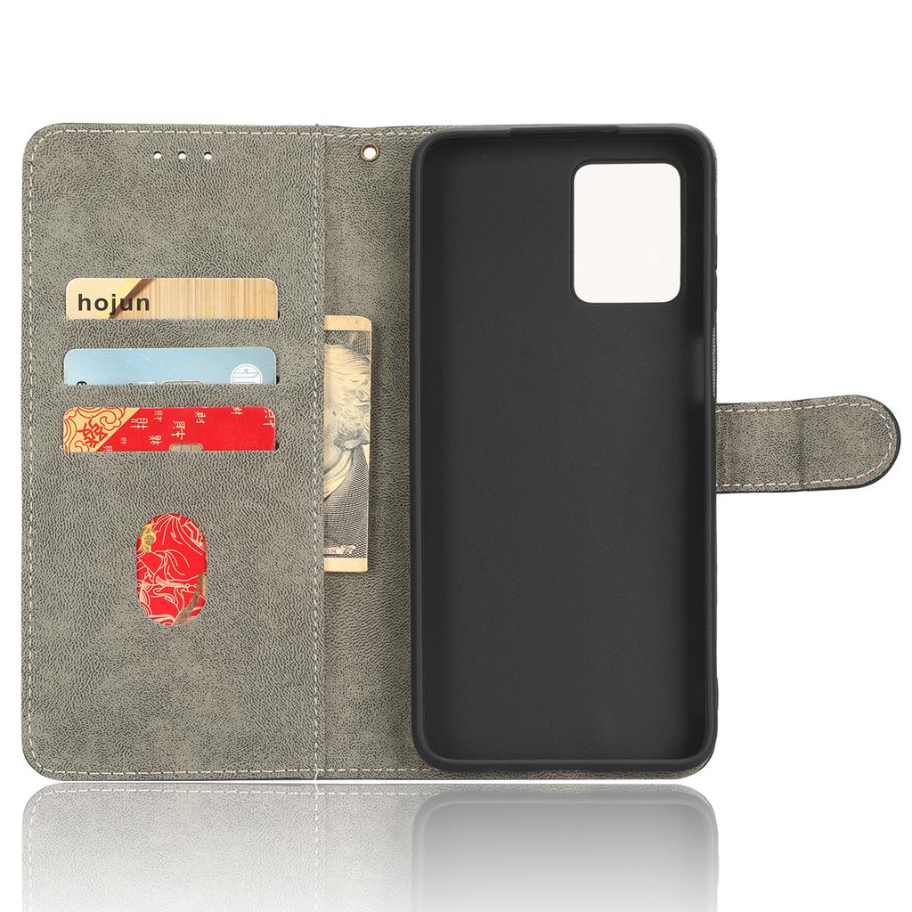 For Motorola Moto G53 5G Leather Phone Case Phone Stand RFID Blocking Wallet Cover