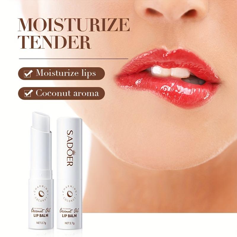 Кокосовый увлажняющий бальзам для губ Увлажняющий увлажняющий бальзам для губ Пленка для губ против высыхания Уход за губами