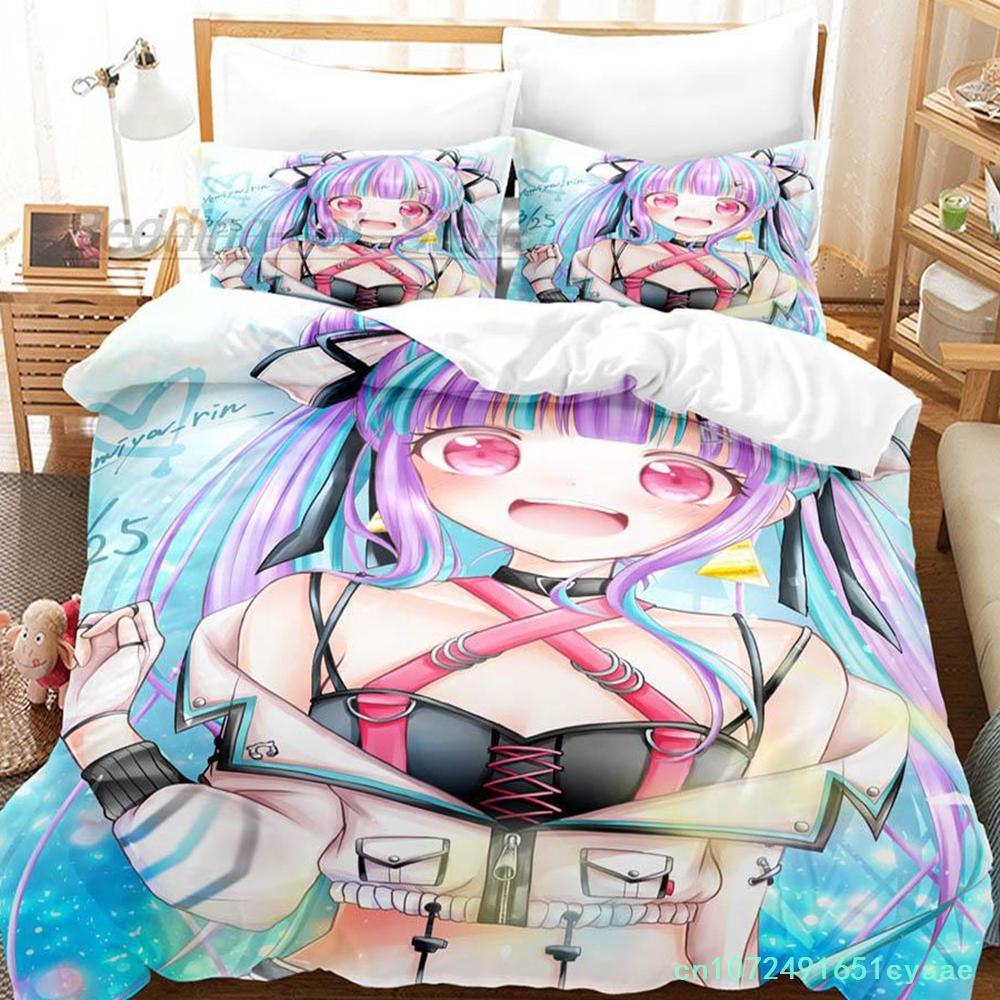Новый комплект постельного белья Nyubara Reona Single Twin Full Queen King Size, комплект постельного белья Aldult Kid Bedroom Duvetcover Sets 3D Print Anime