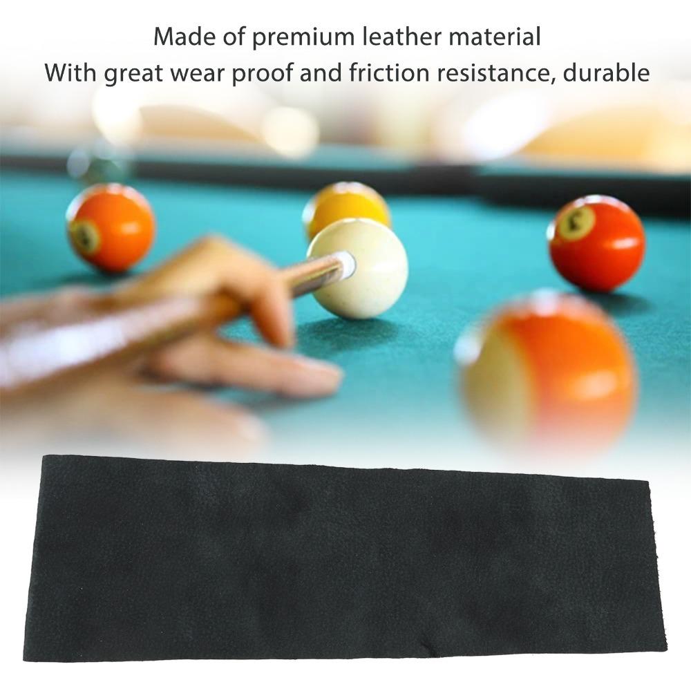 Leather Billiard Cue Grip Lychee Grain Billiard Pool Cue Hand Grip Billiard Maintenance