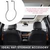 2 PCS Car Cowboy Hat Holder, Hard Metal Automotive Hat Holder For Keeping Hat Shape, Seat Back Organizers For Vehicle Truck SUV, Car Accessories