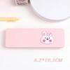 Candy Color Pencil Case Cute Cartoon Decor Pencil Case Kawaii  Portable Girl Stationery Storage Box  Kids School Supplies