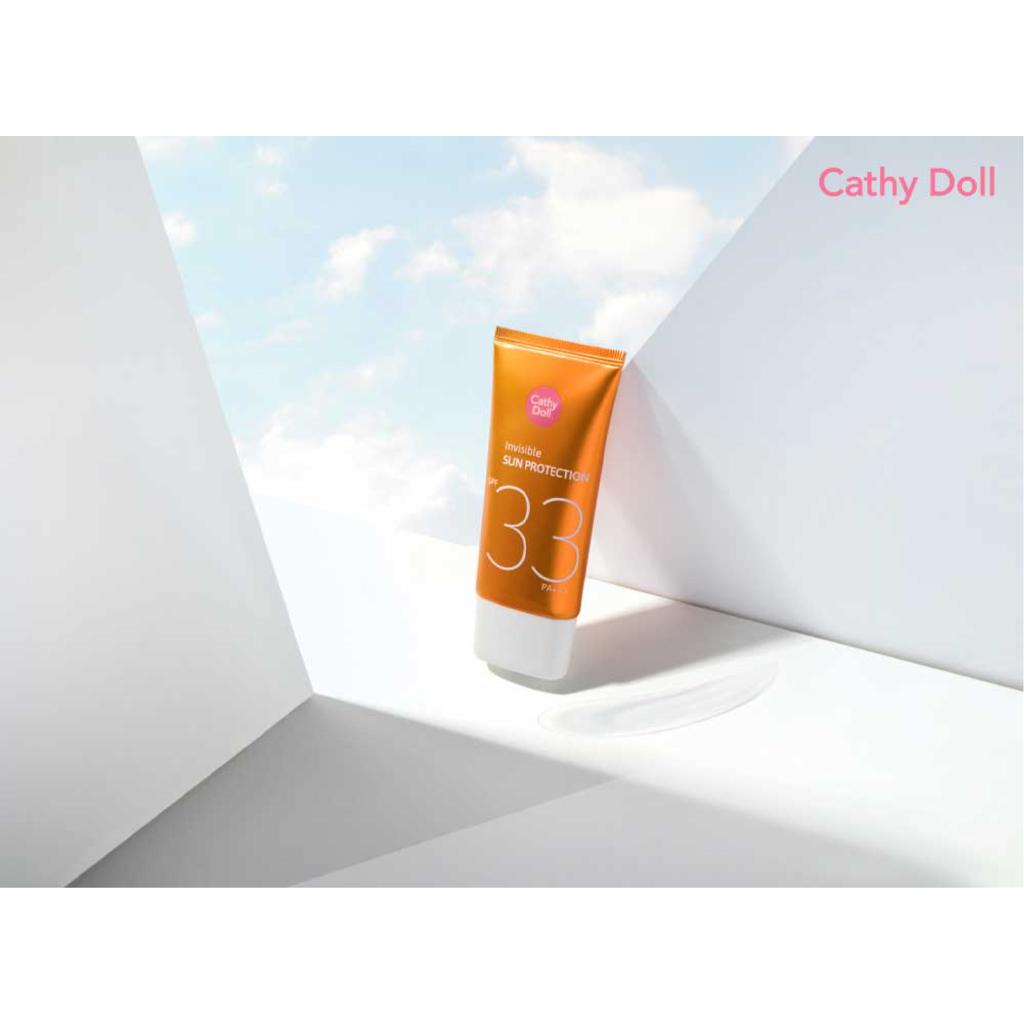 Cathy Doll Invisible Sun Protection SPF33 PA+++, длительная защита от UVA и UVB, без белого оттенка и нежирный, 60 мл - Thai Skin Care