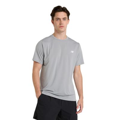 Футболка New Balance MT51801 Sport с коротким рукавом YST (МТ51801) Мужской (Шифер серый)