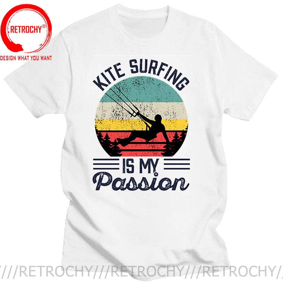 Kitesurf Kitesurfing Kitesurfer T Shirt Unisex Funny Kiteboarding Tshirt Fashion Streetwear Harajuku Tshirt Hip Hop Tops Tee Shirt
