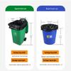 Ubag Большие прочные черные плоские мешки для мусора