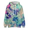 Men's Loose Printed Hooded Sweatshirt Men's Casual Fashion Sports Sweatshirt