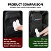 qznrv2 Car Seat Back Anti Kick Pad Protector Cover with Storage Pocket For BMW Performance M Alpina E71 E83 F30 M6 F01 F20 X1 X2 X3