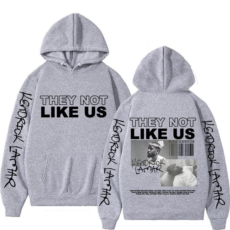 THey Not Like Us Альбом Худи Рэпера Винтажные Худи Kendrick Lamar 90-х Хип-Хоп Толстовки Мужские Женские Мода Харадзюку Оверсайз Худи