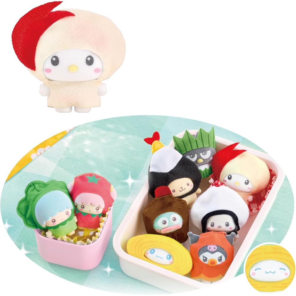 Bandai Puchitomo Персонажи Sanrio Ланч-бокс Игрушка Возраст 3+ Дизайн персонажа