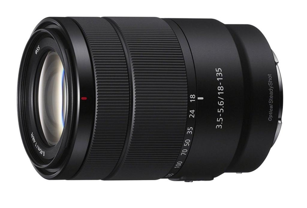 Sony E OSS Zoom Lens for Sony format SEL18135 18-135mm F3.5-5.6 High-Magnification E-mount, APS-C only,